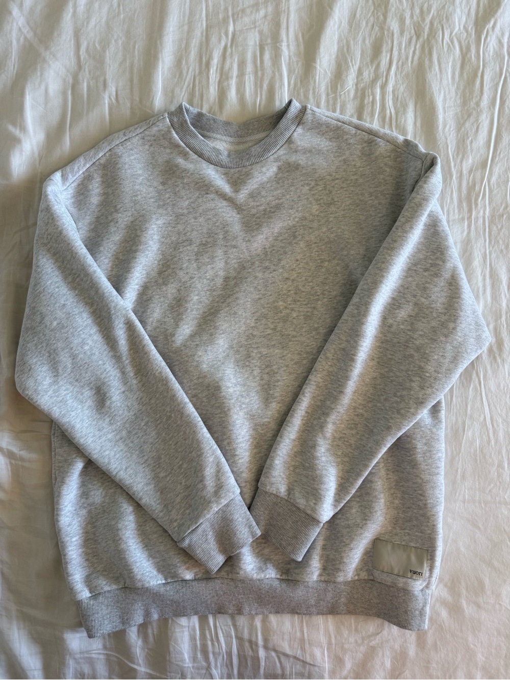 Vuori Crewneck Sweatshirt - Light Gray